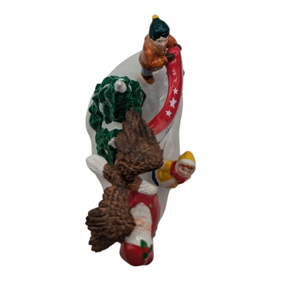 Dept 56 Snow Village Santa Comes to Town 2003 Spirit of America Banner Eagle Box - Picture 6 of 12